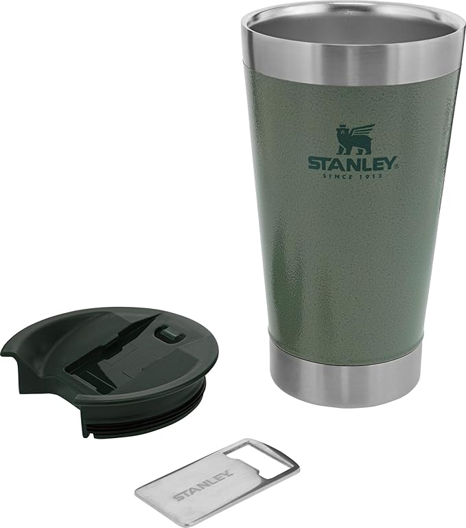 Beer Pint 16 OZ stanley verde