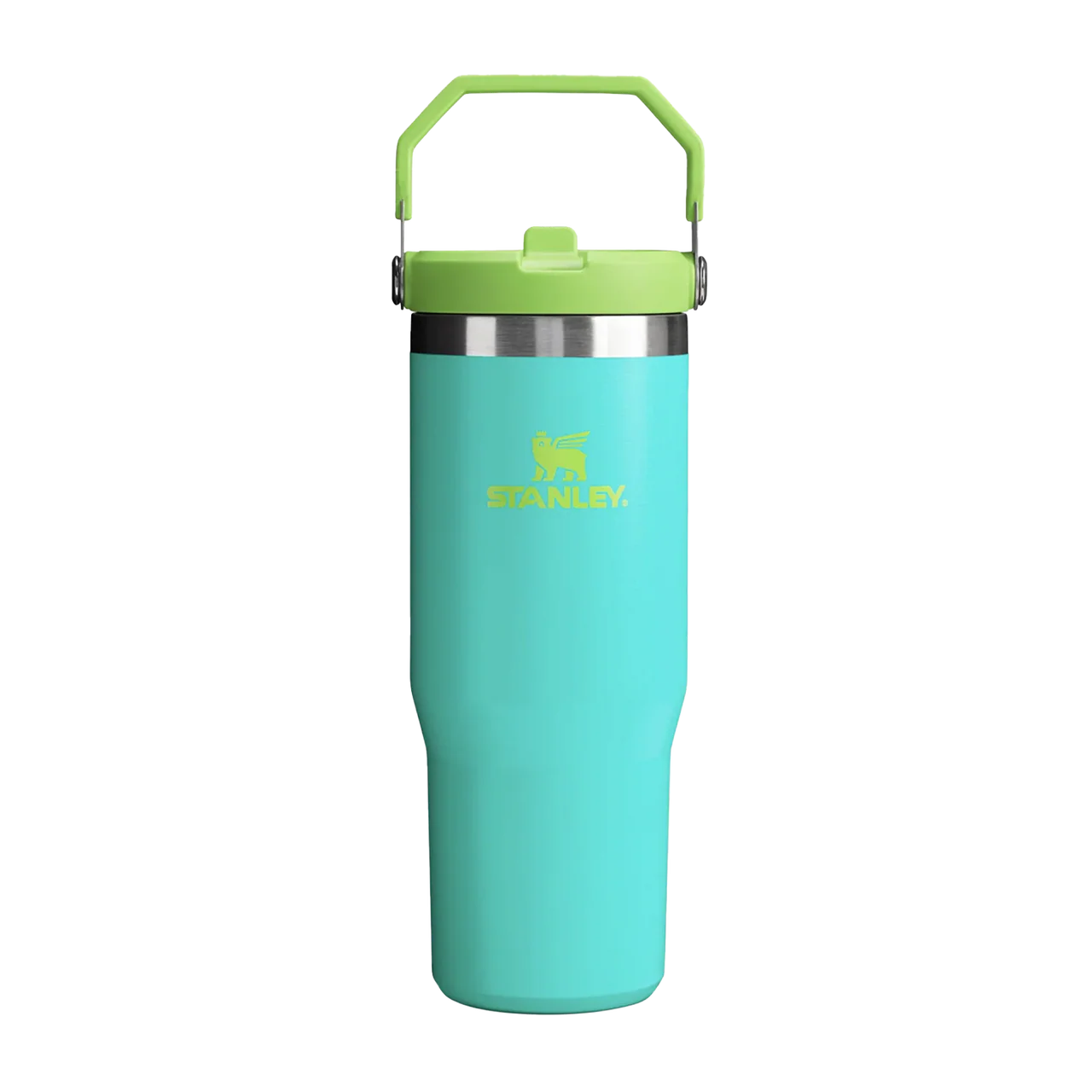 Botella Térmica Stanley Flip Straw Tropical Teal | 887 ml