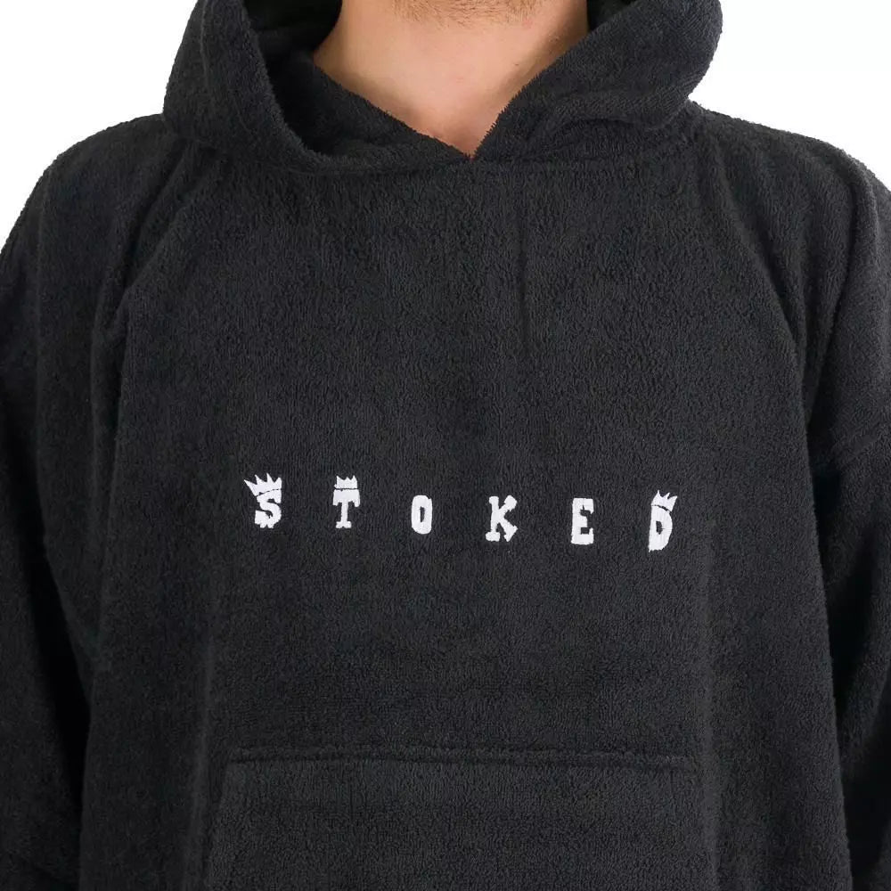 Poncho Stoked Hombre Black