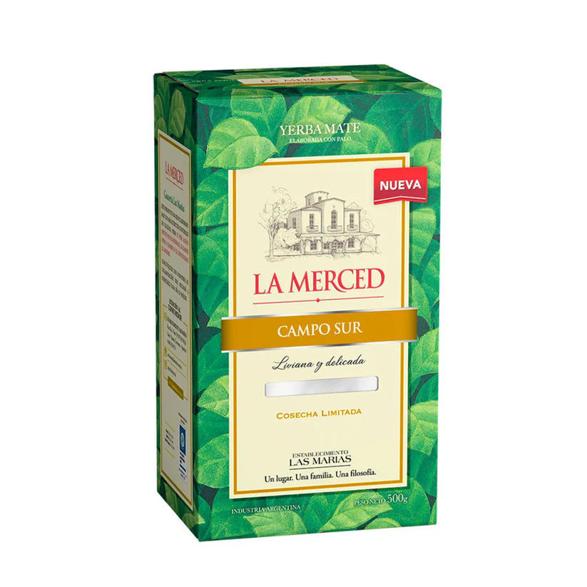 Yerba Mate La Merced con palo Campo Sur 500 grs.