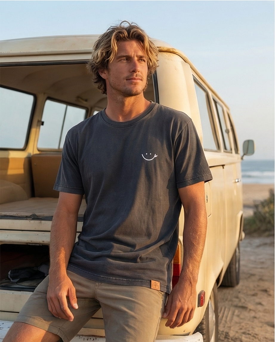 Polera Acid Santas Pecadoras Tabla de Surf unisex