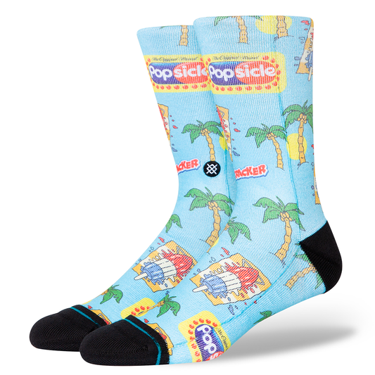Stance Sock Men Pops Crew Light Blue