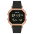 Siren SS Rose Gold / Black Nixon reloj