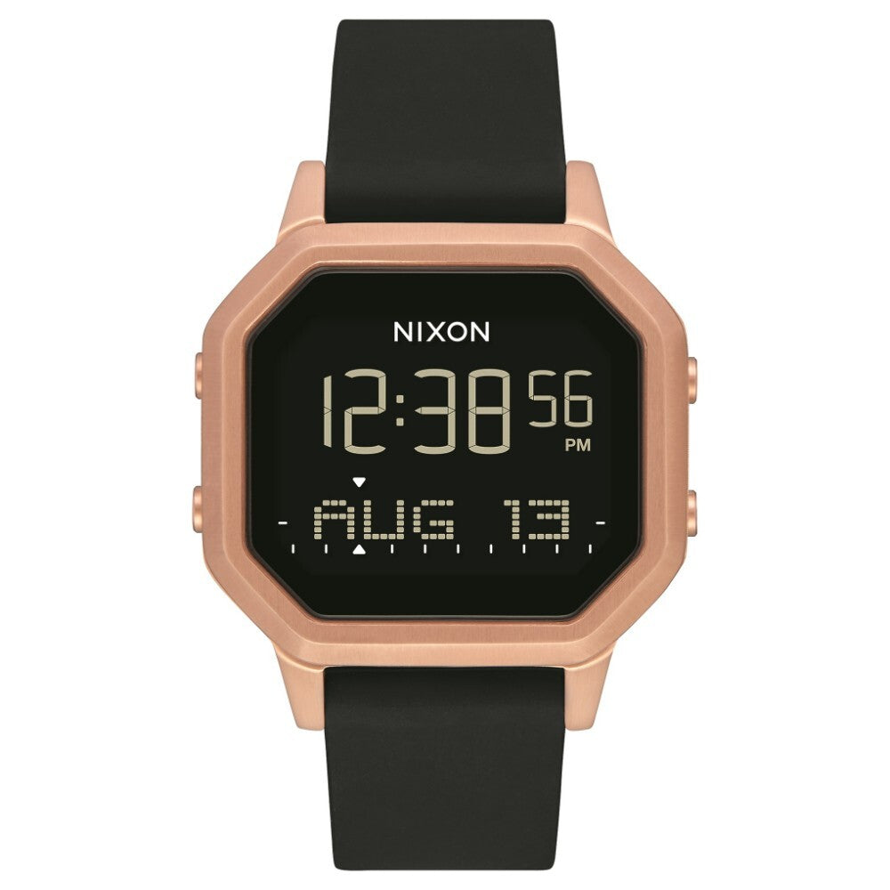 Siren SS Rose Gold / Black Nixon reloj