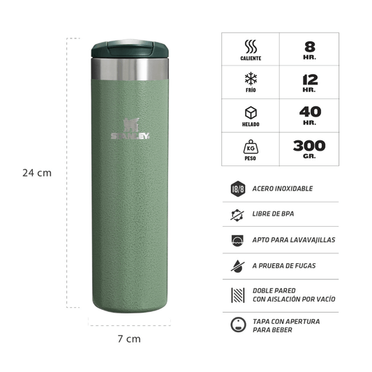Botella Térmica Stanley Aerolight Verde | 591 ml