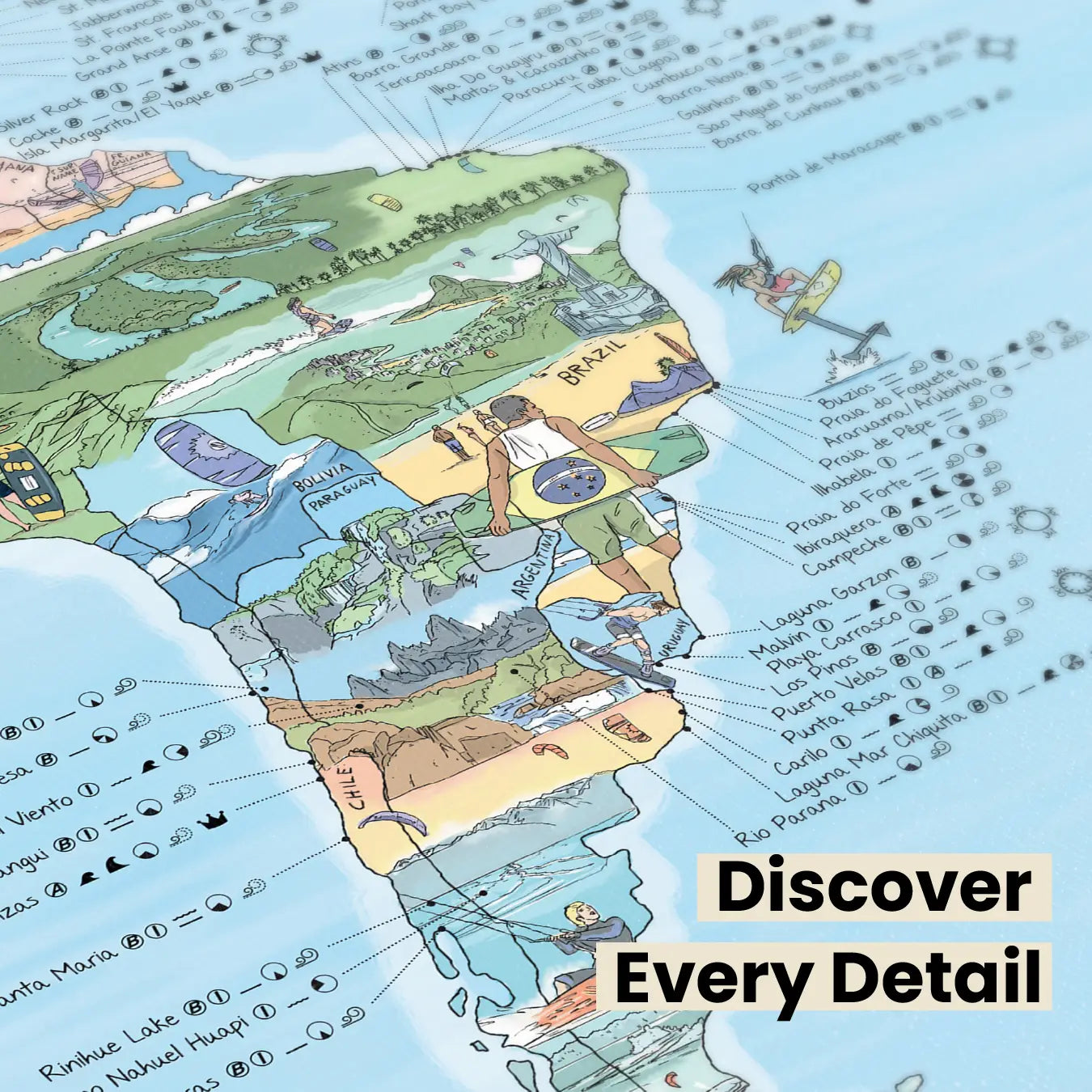 Kitesurf Map