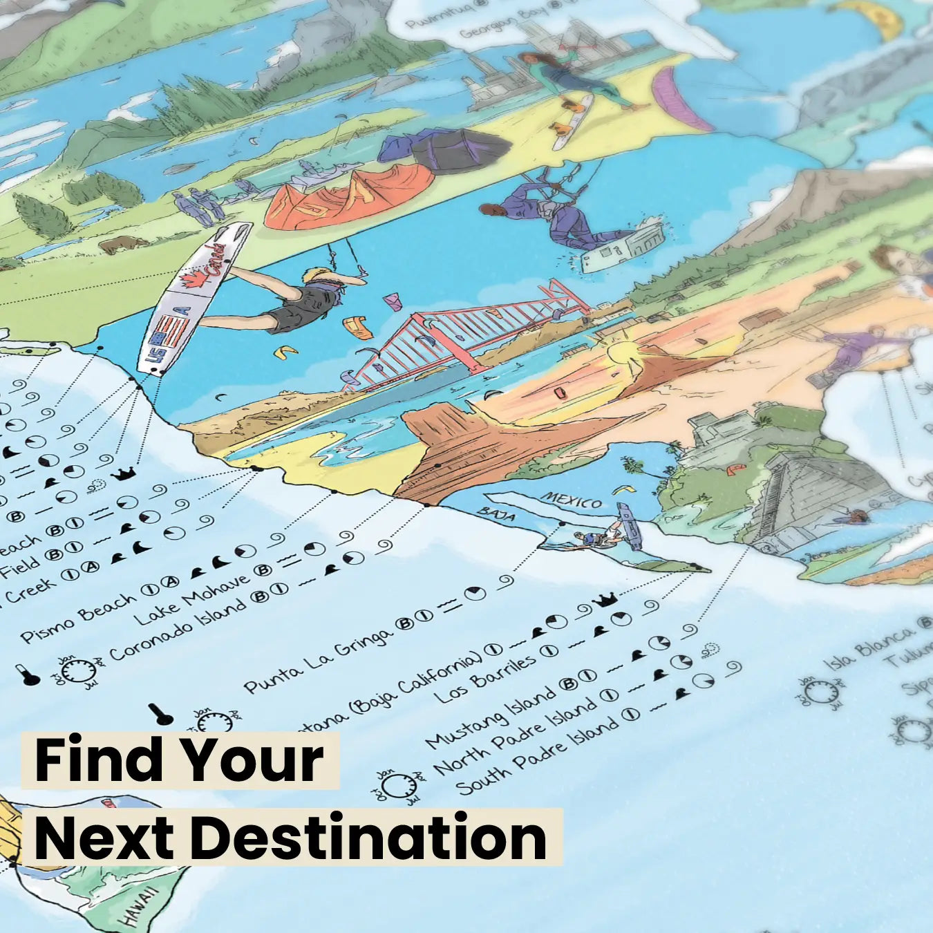 Kitesurf Map