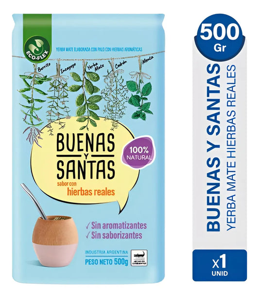 Yerba Mate Buenas Y Santas 500g