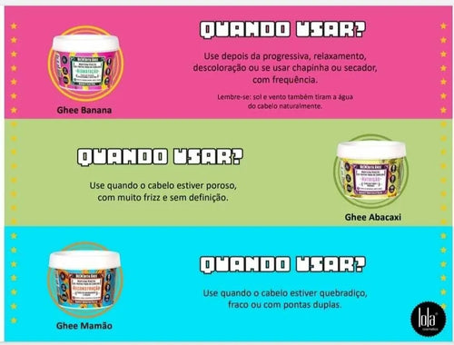 Bem Dita Ghee Mascarilla Nutritiva de Piña 100g Lola Cosmetics