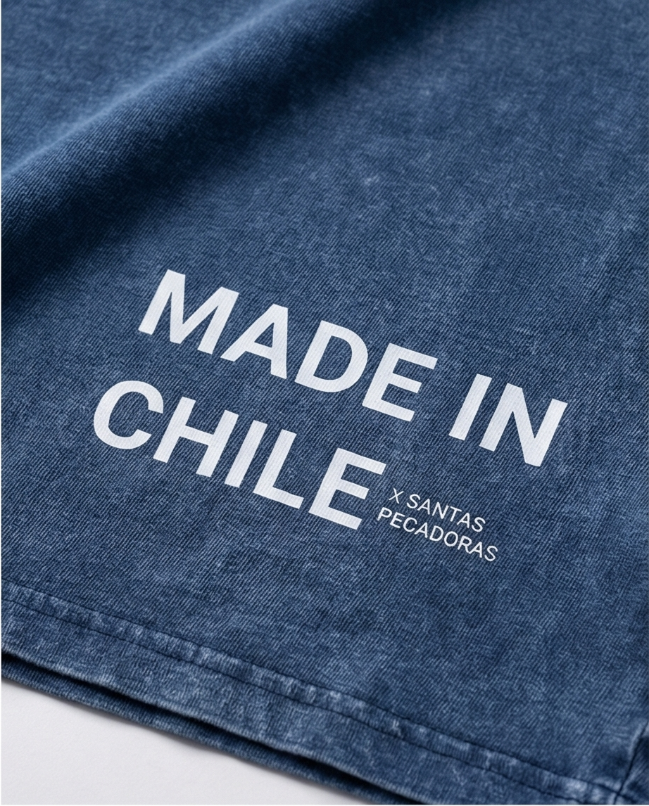 Polera Acid Santas Pecadoras Made in Chile