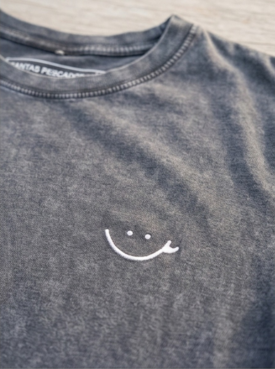 POLERA SP ACID GRIS - SMILE BLANCO 2