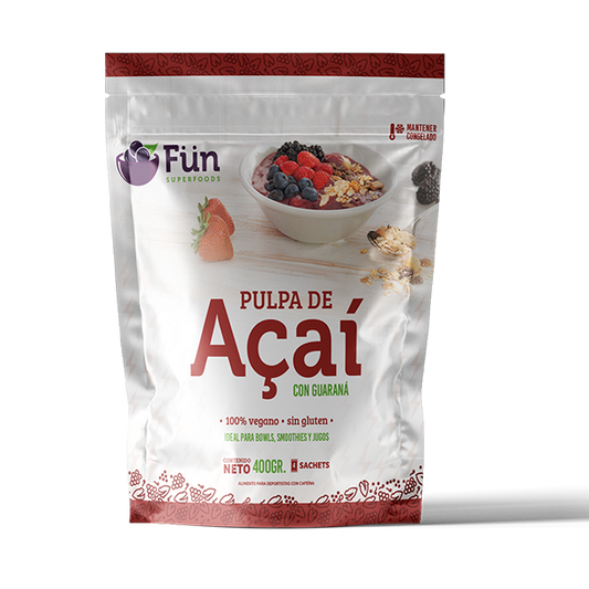 Pulpa de açaí con guaraná