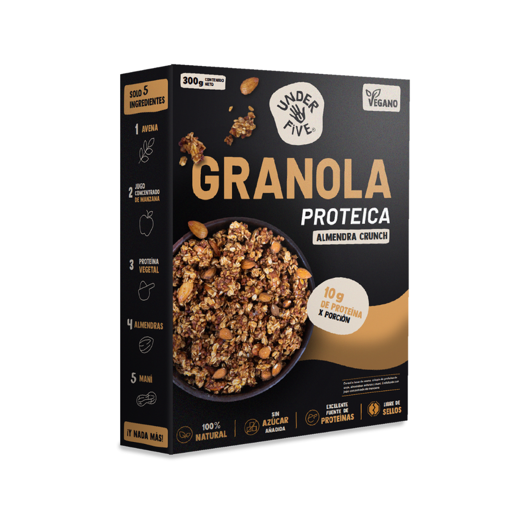 Underfive Granola Proteica ALMENDRA CRUNCH