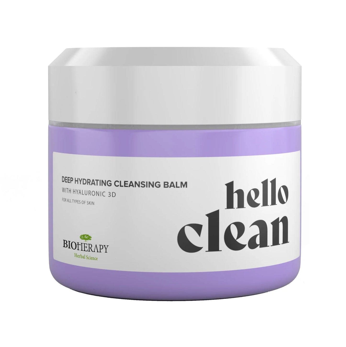 Hello Clean, Bálsamo Limpiador y Removedor de Maquillaje Hidratante con Ácido Hialurónico 3D Bioherapy
