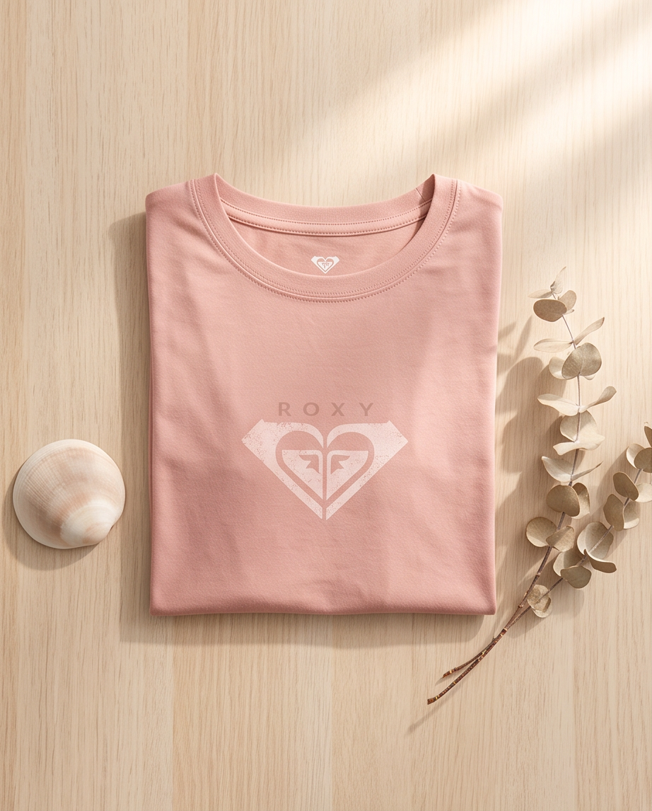 Heart Flow Baby Tee ROXY Rosa