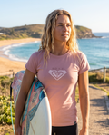 Heart Flow Baby Tee ROXY Rosa