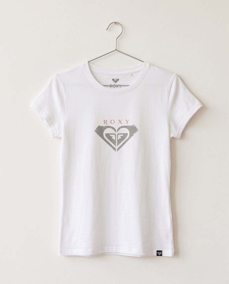 Heart Flow Baby Tee ROXY BLANCO