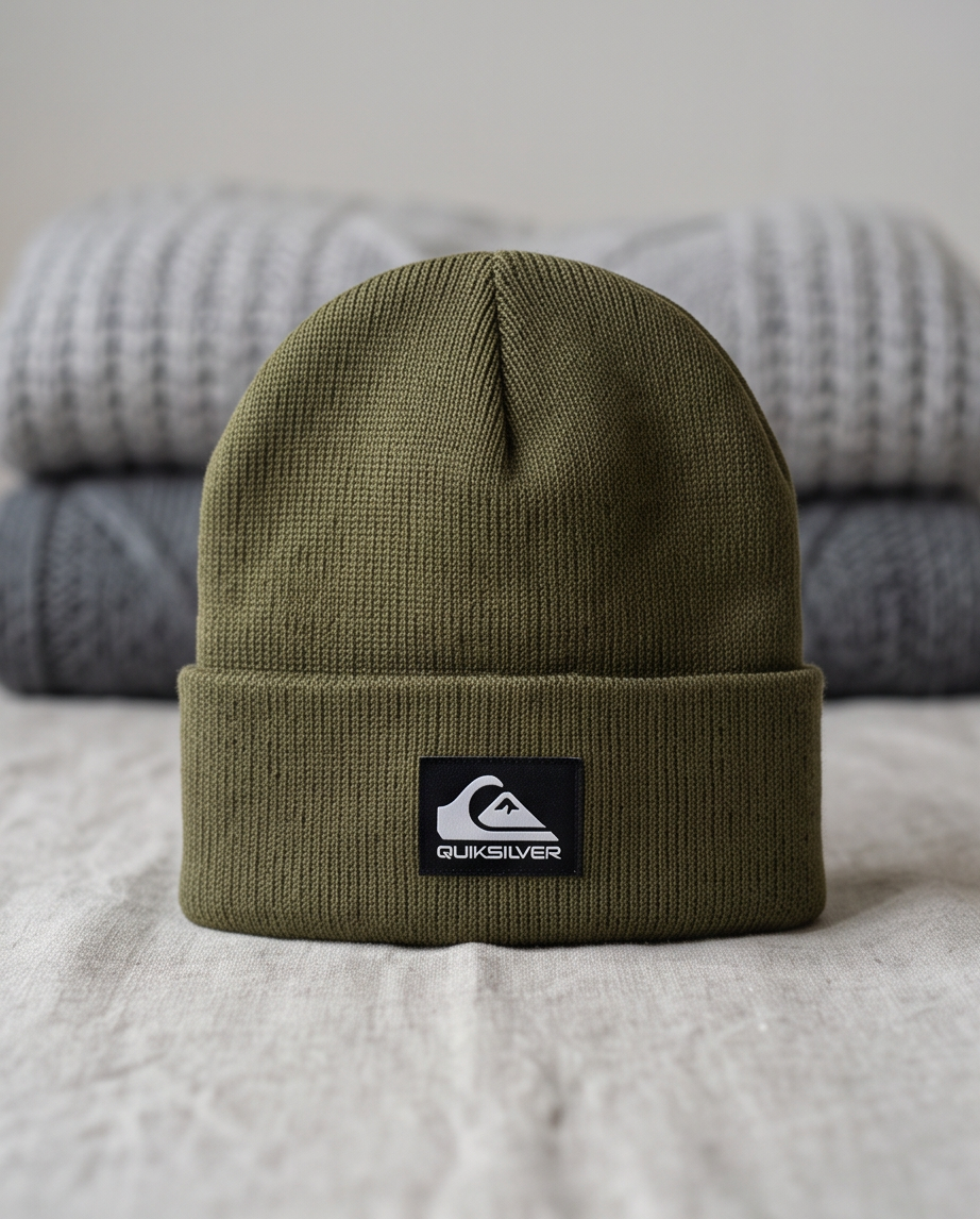Core Rib Beanie Quiksilver verde militar