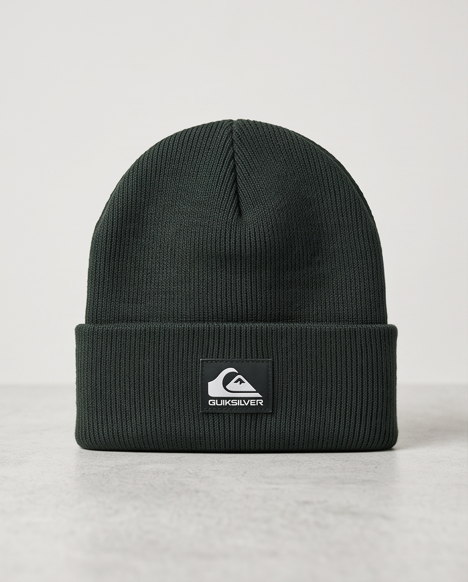 Core Rib Beanie Quiksilver gris oscuro