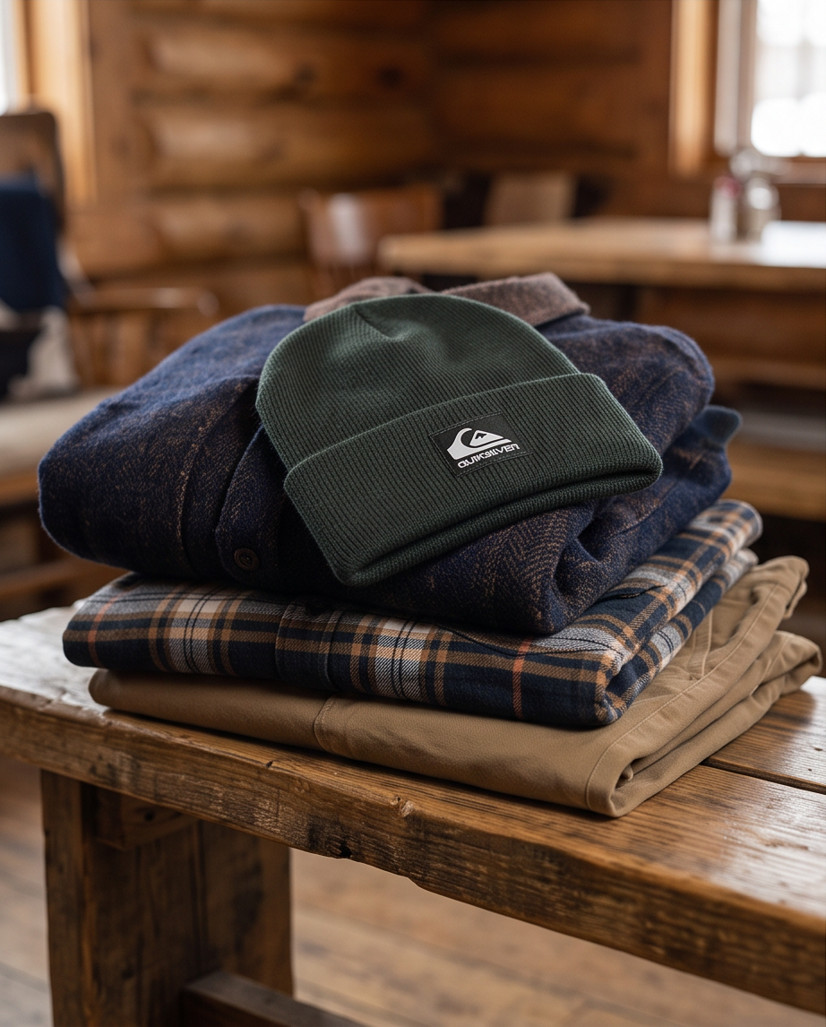 Core Rib Beanie Quiksilver gris oscuro