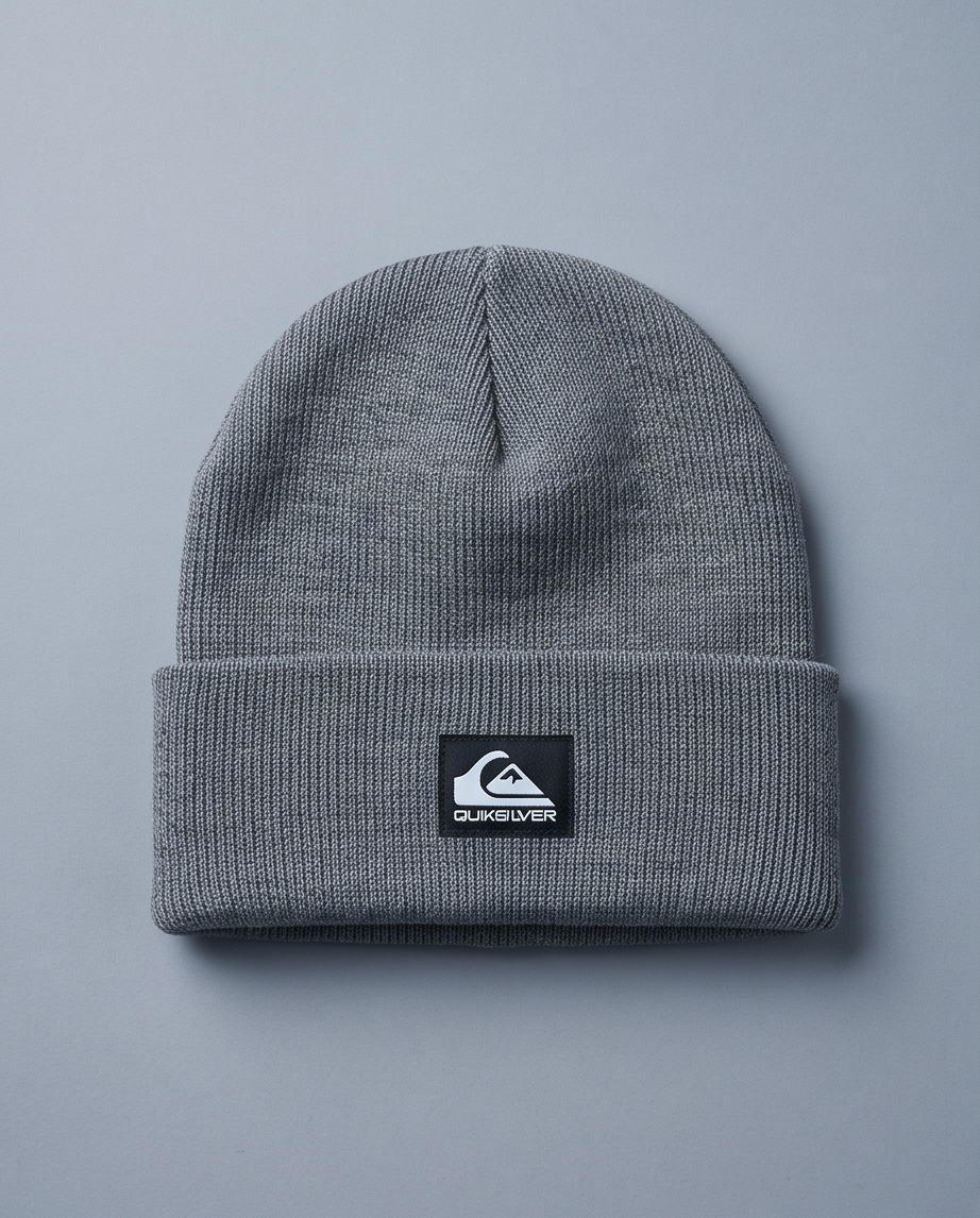 Core Rib Beanie Quiksilver gris