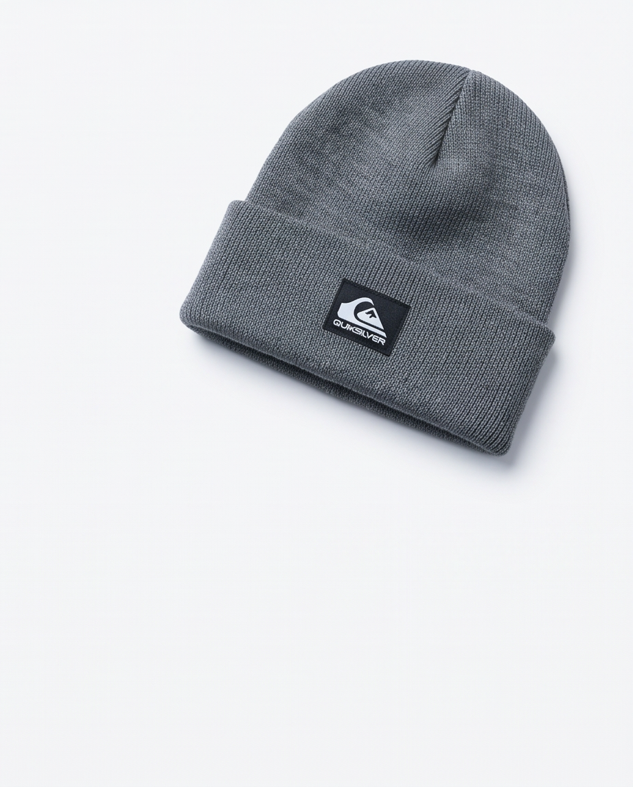 Core Rib Beanie Quiksilver gris