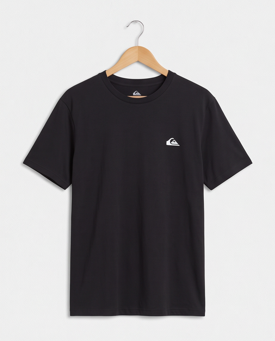 Black Quiksilver Logo Lateral