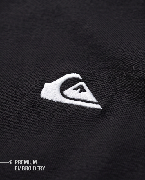 Black Quiksilver Logo Lateral