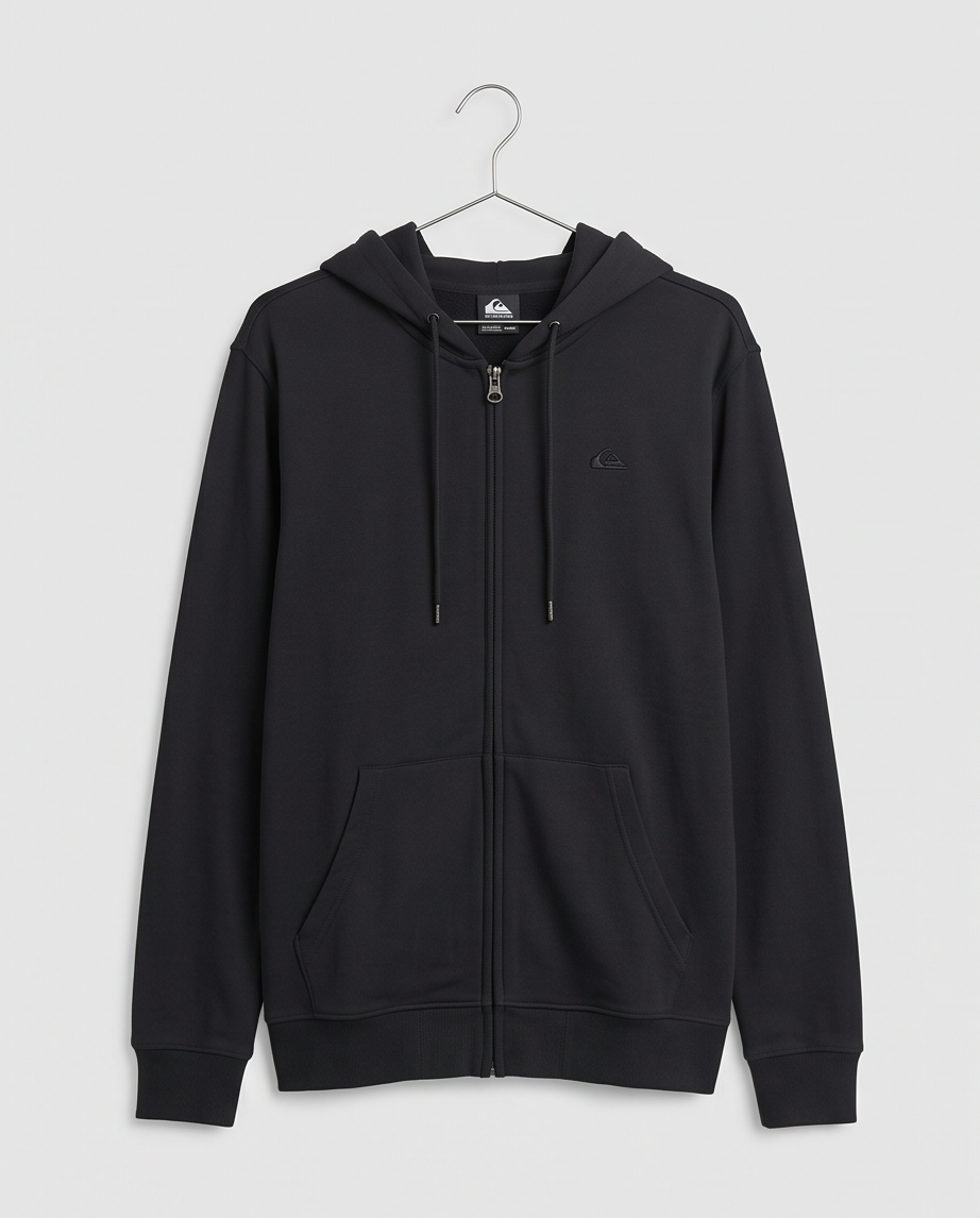Essential Zip Hoodie Quiksilver NEGRO