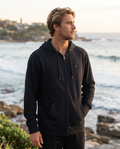 Essential Zip Hoodie Quiksilver NEGRO