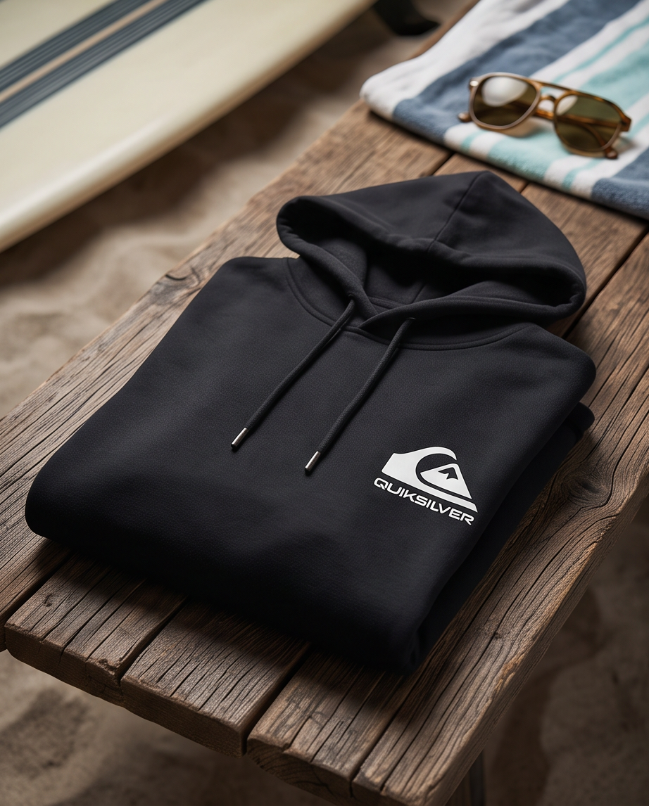 Black Quiksilver Poleron