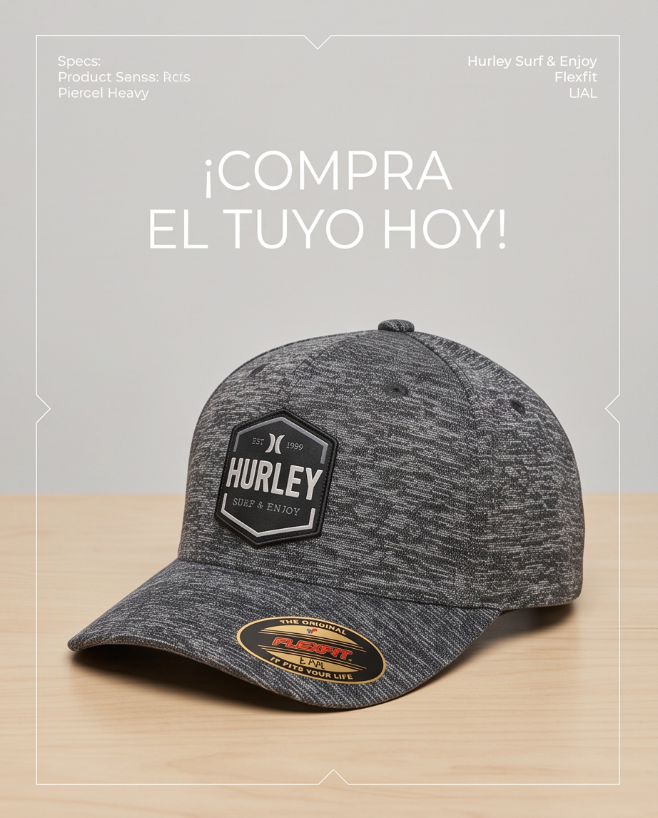 Gorro Wilson Hat Black Hurley