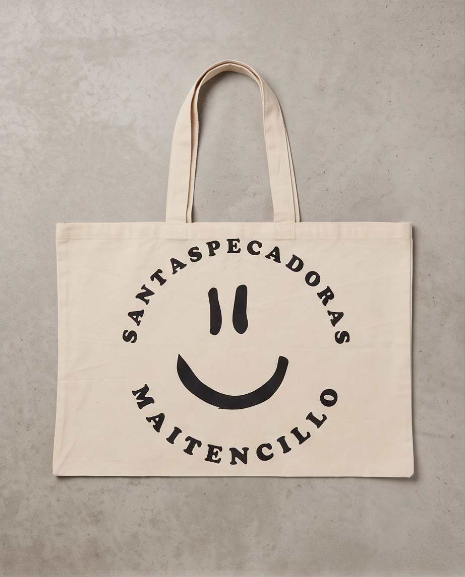 Tote Bag Santas Pecadoras – Algodón Orgánico smile