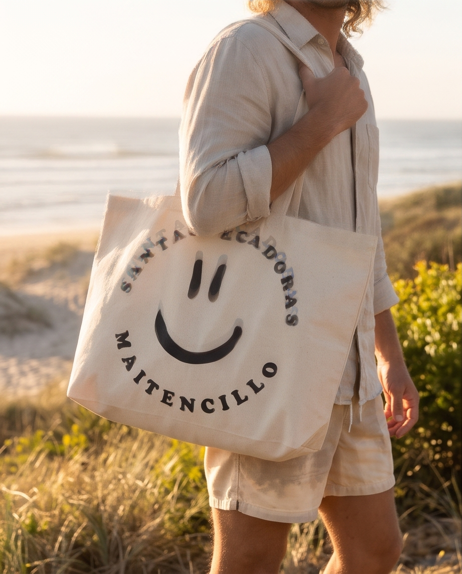 Tote Bag Santas Pecadoras – Algodón Orgánico smile