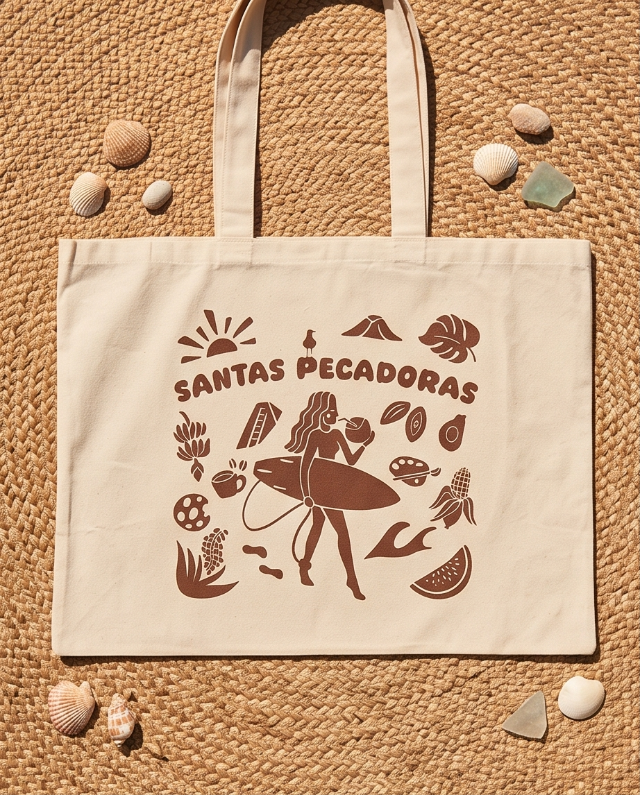 Tote Bag Santas Pecadoras – Algodón Orgánico Women