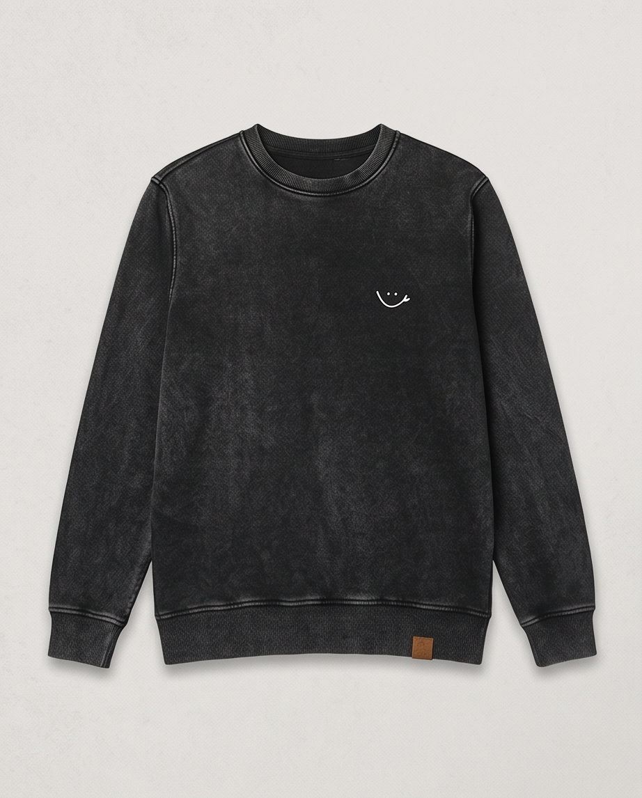 POLERON POLO SP ACID NEGRO – SMILE BLANCO