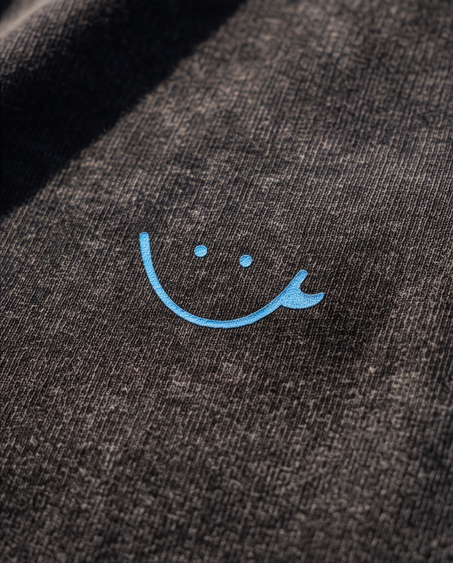 POLERON POLO SP ACID NEGRO – SMILE CELESTE