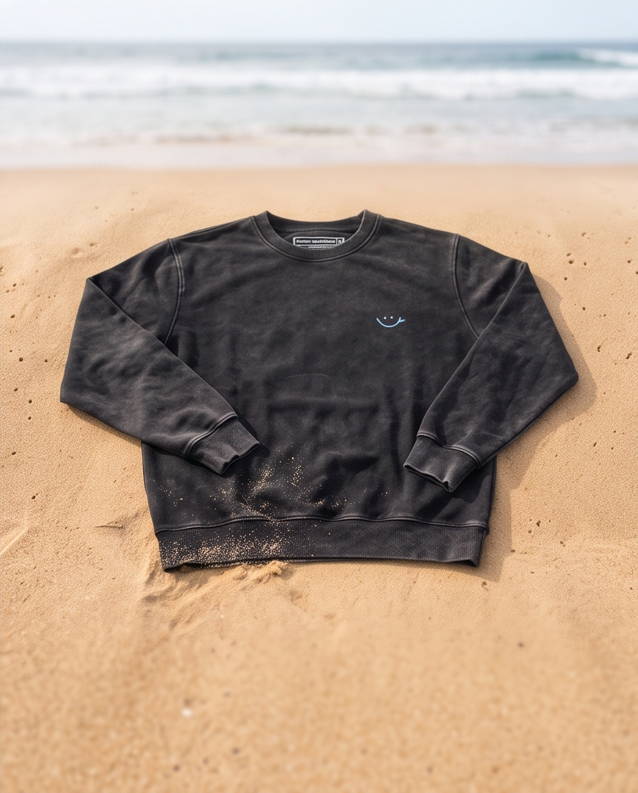 POLERON POLO SP ACID NEGRO – SMILE CELESTE