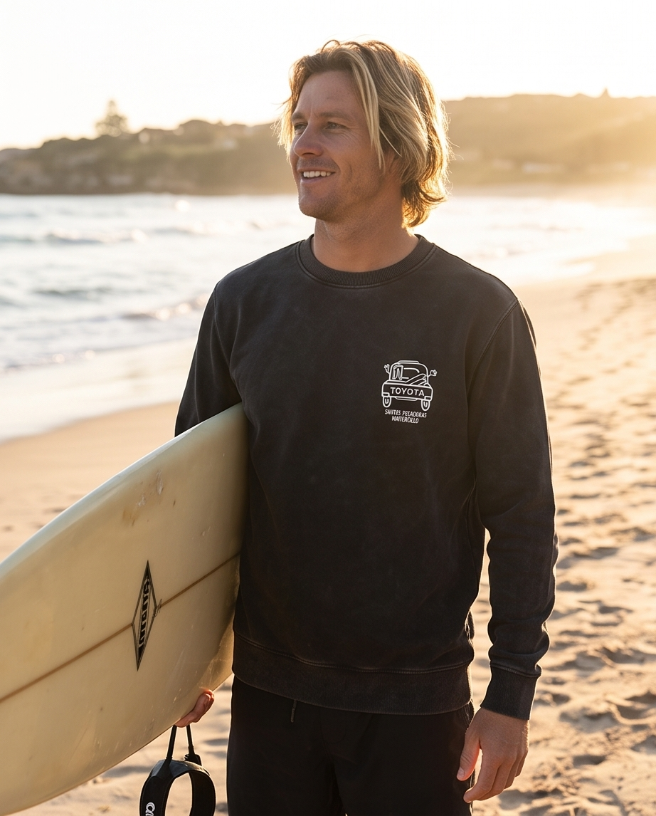 POLERON POLO SP ACID NEGRO – SURF TOYOTA