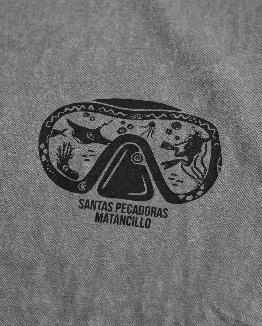 Polera Acid Santas Pecadoras Buceo