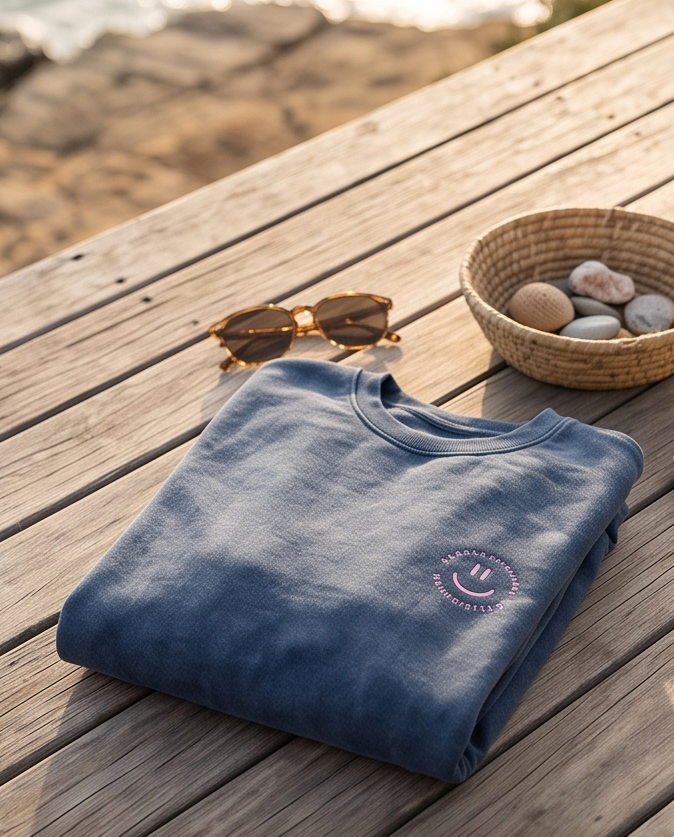 POLERON POLO SP ACID AZUL – SMILE CIRCULAR