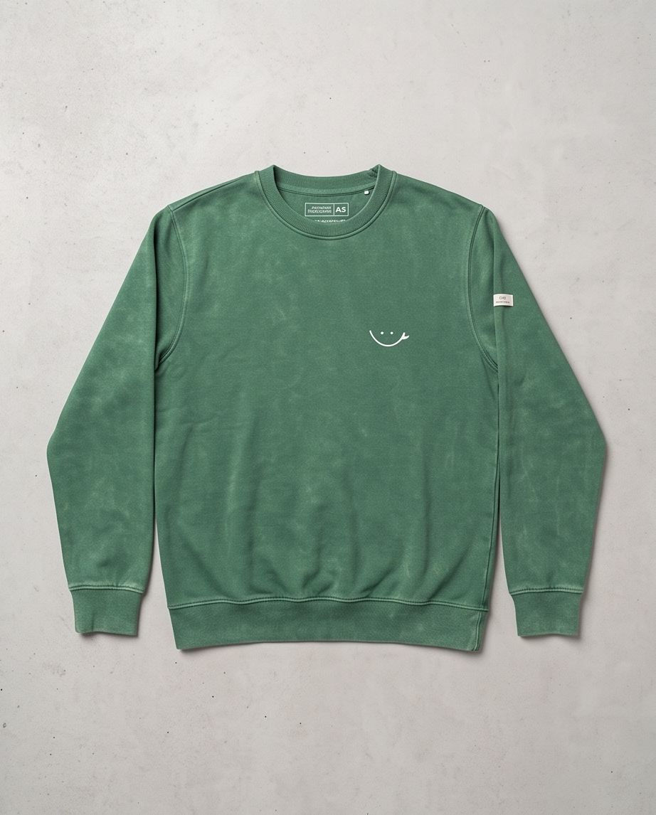 POLERON POLO SP ACID VERDE – SMILE BLANCO