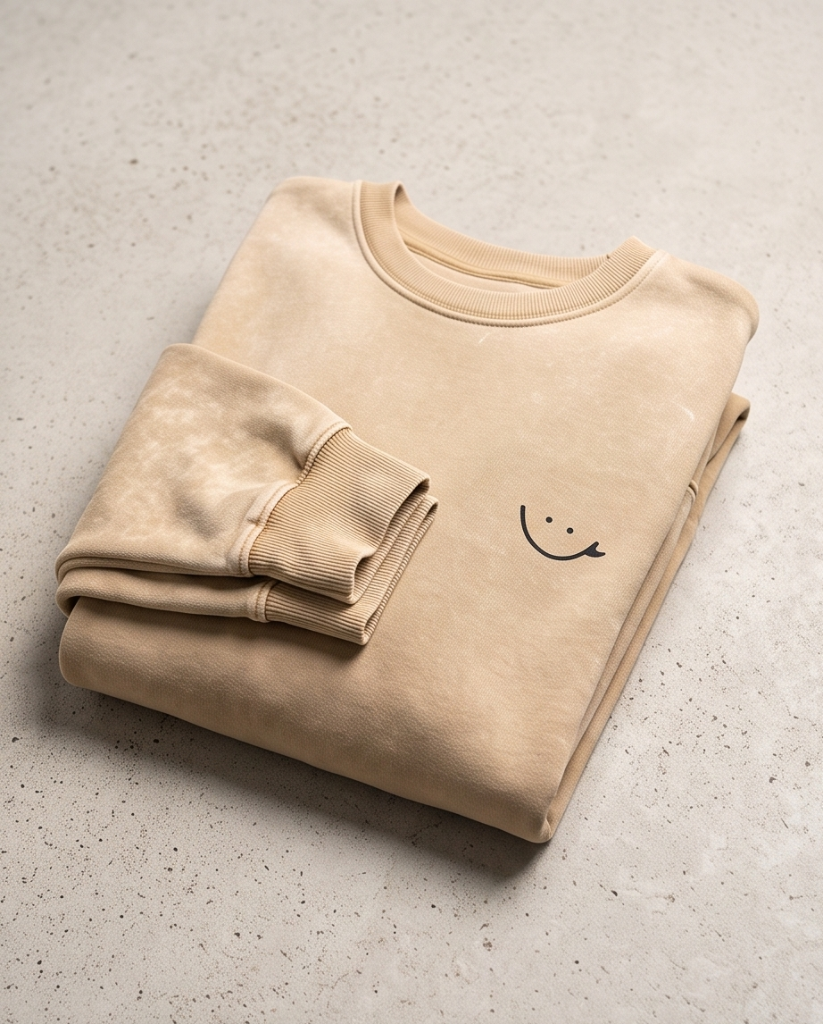 POLERON POLO SP ACID BEIGE – SMILE NEGRO