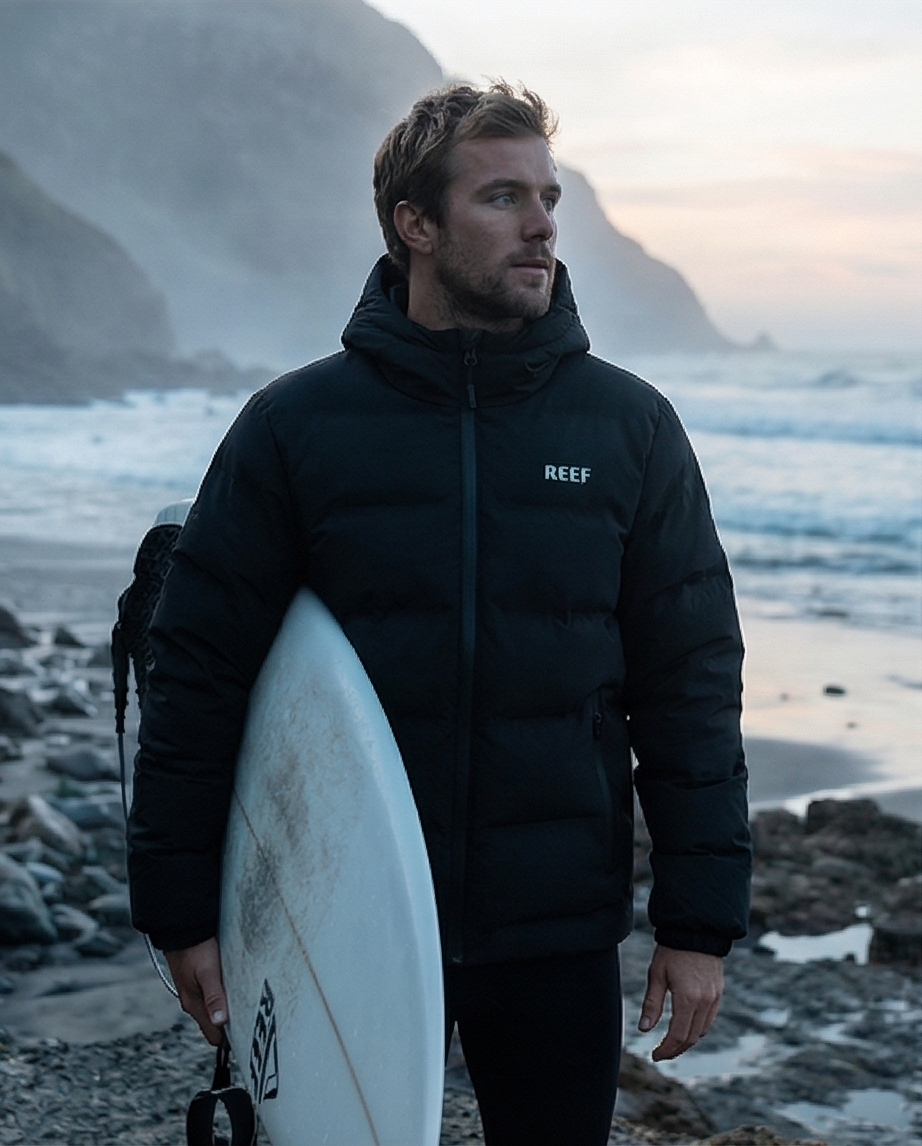 Parka Reef Men All Black