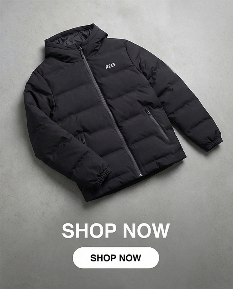 Parka Reef Men All Black