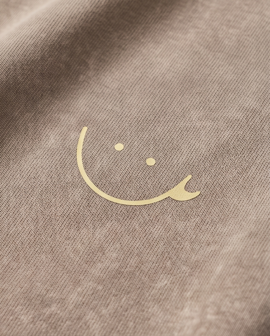 POLERON POLO SP ACID BEIGE – SMILE AMARILLO