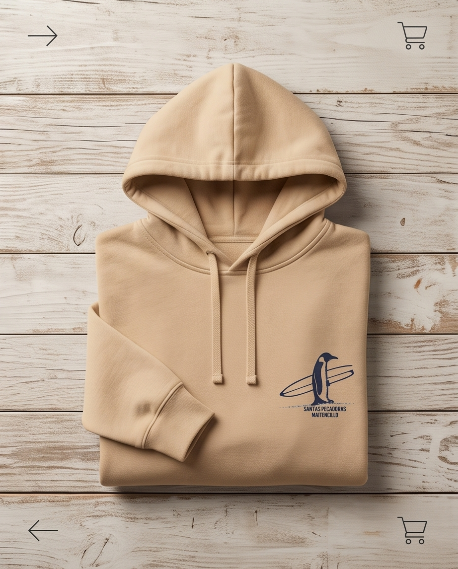 POLERON GORRO SP ACID BEIGE – PINGUINO
