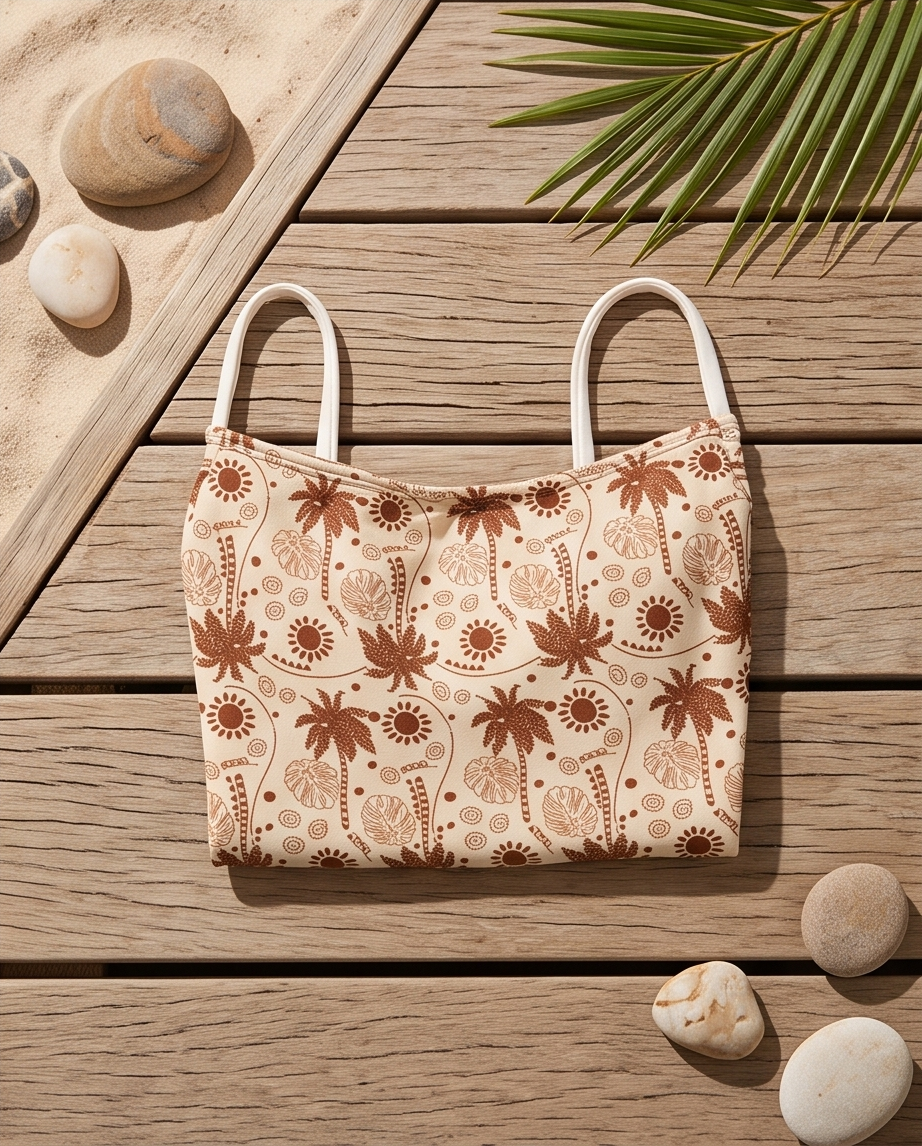 Traje de baño beige Roxy