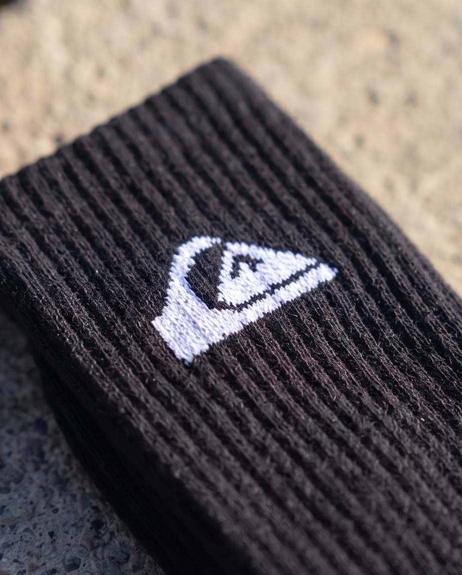 Pack Calcetines Quiksilver Crew Negros