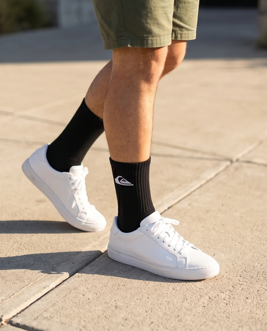 Pack Calcetines Quiksilver Crew Negros